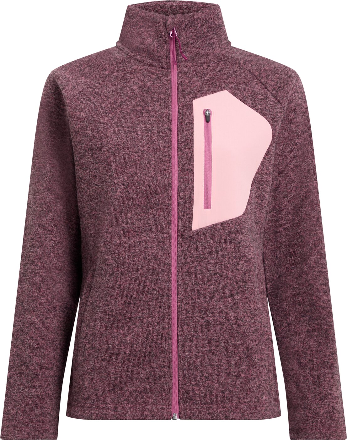 Da.-Unterjacke Arlita W MELANGE/ROSE DARK 1