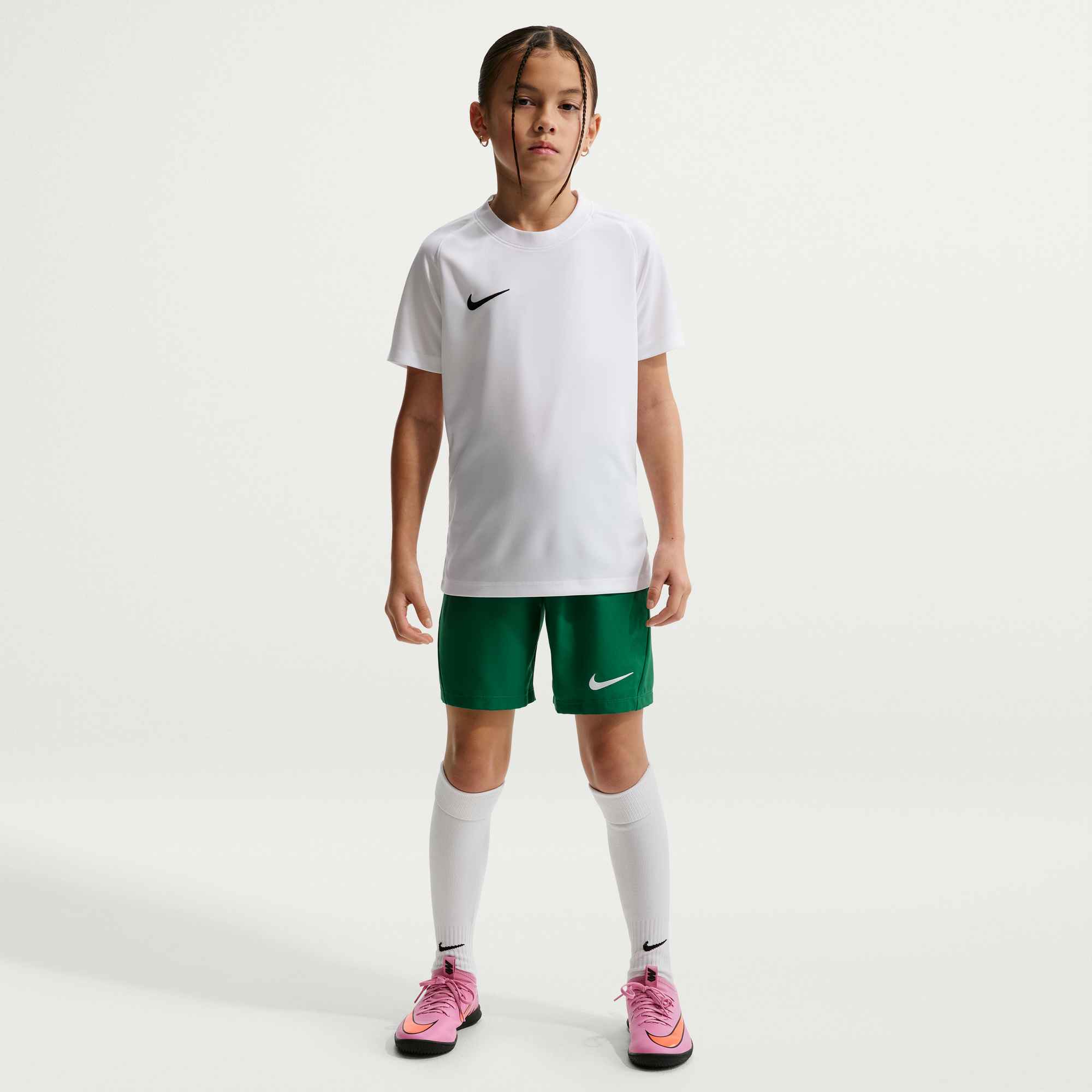 Nike Dri-FIT Park VIII Big Kid WHITE/BLACK 1