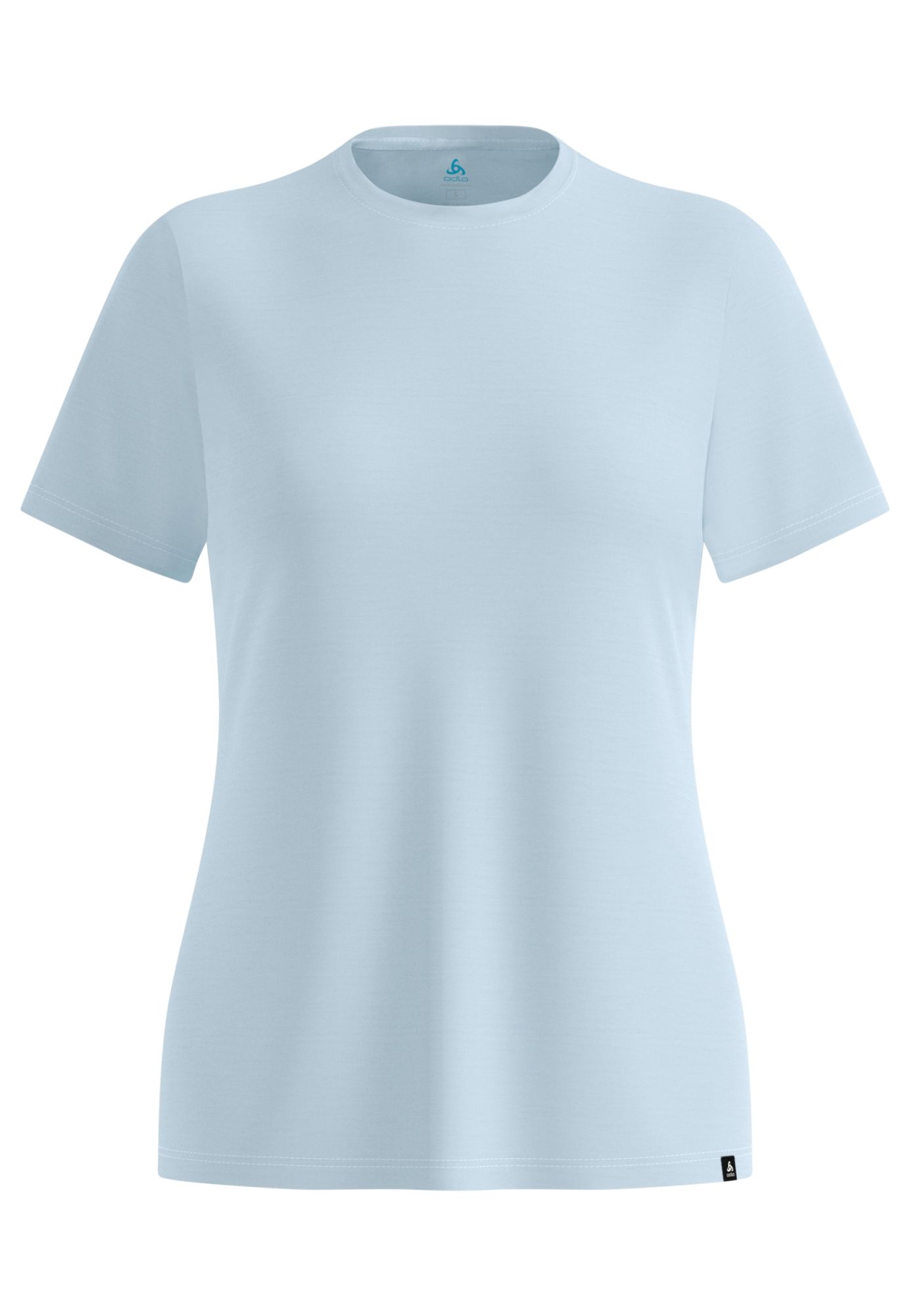MERINO 160 PLAIN TEE Baby blue 1
