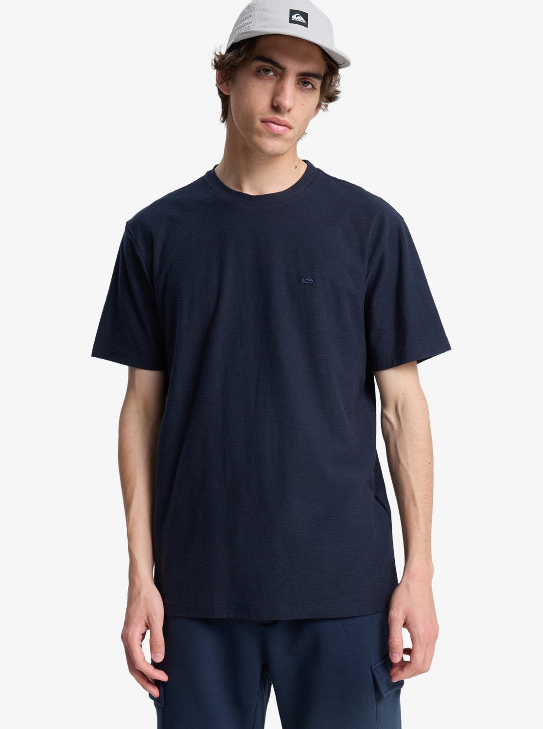 SLUB ROUNDNECK DARK NAVY 1