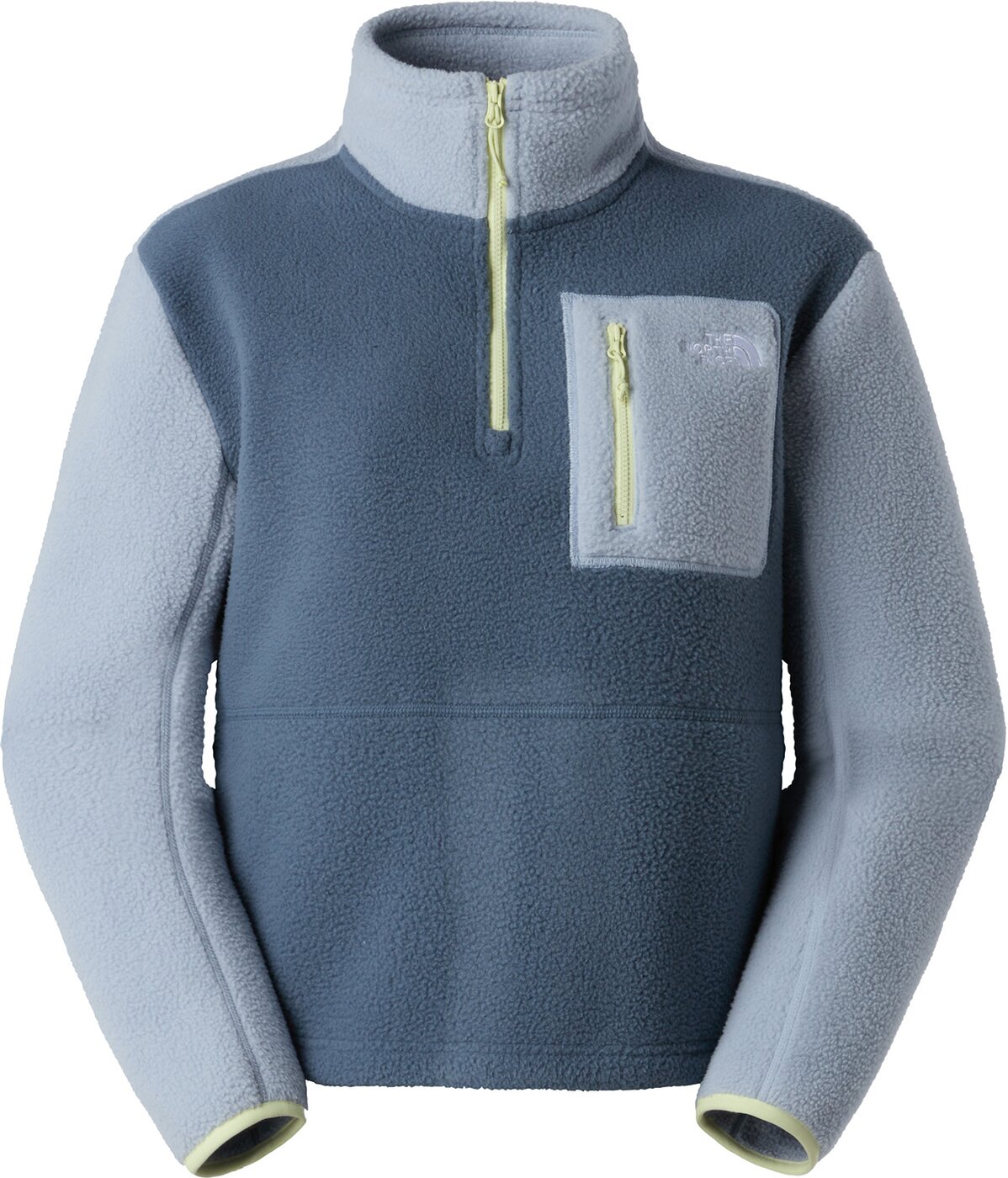 W YUMIORI 1/4 ZIP Granite Grey/Frost Grey 1