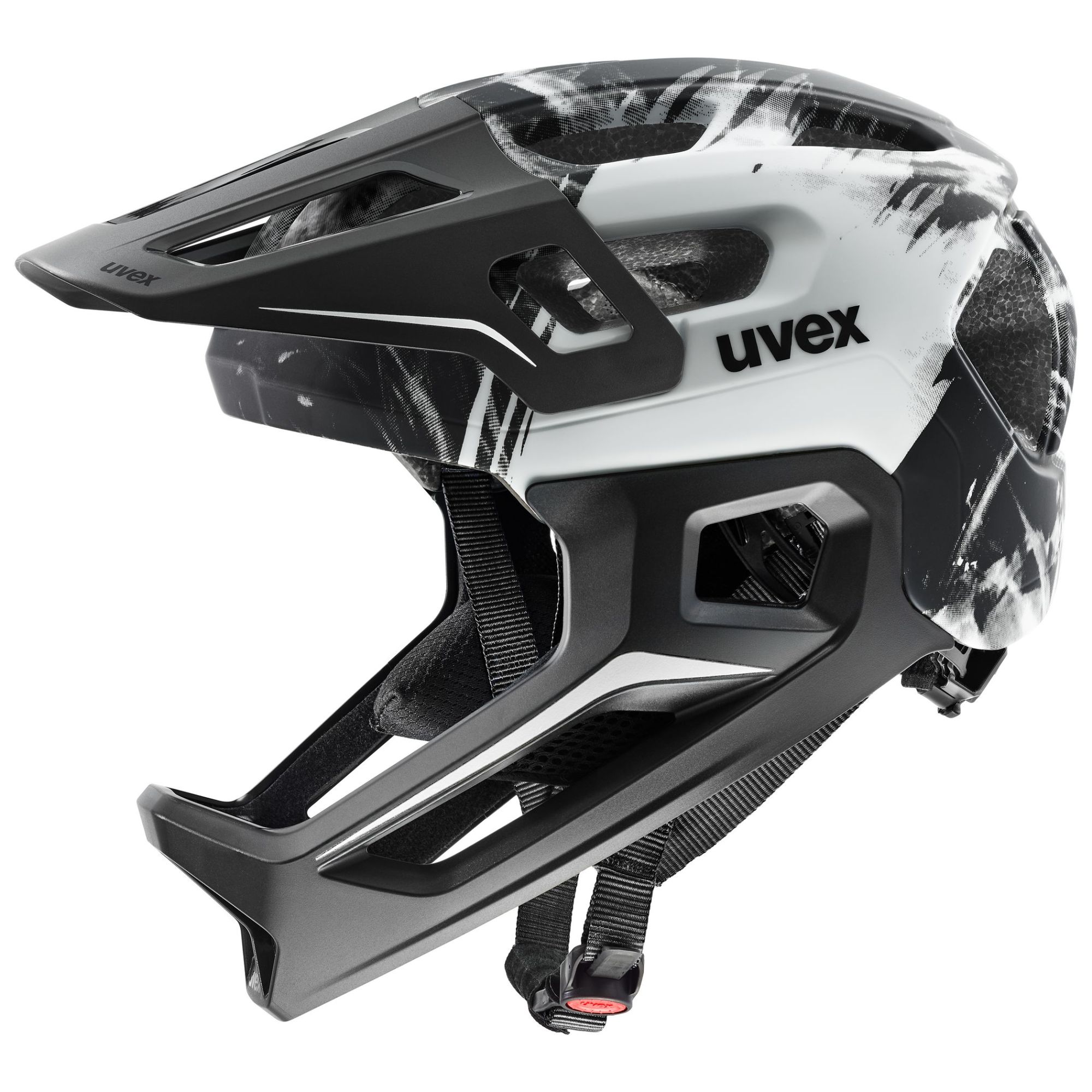 uvex react jr. fullface black matt 1