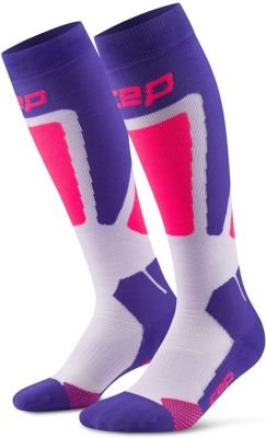 CEP ski thermo socks, tall, 4.0, women purple pink 
