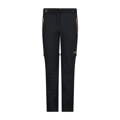 KID G ZIP OFF PANT 0UT ANTRACITE-SALMONE 