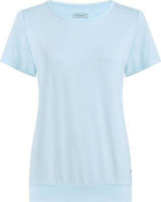 Da.-T-Shirt Jewel SS W LILAC/NAVY DARK 
