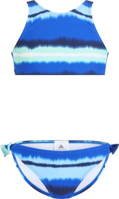 Mä.-Bikini Safira G Batik Stripes BLUE DARK/ORANGE DARK 