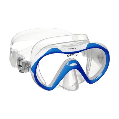 Mask VENTO JR. BLUE WHITE CLEAR 