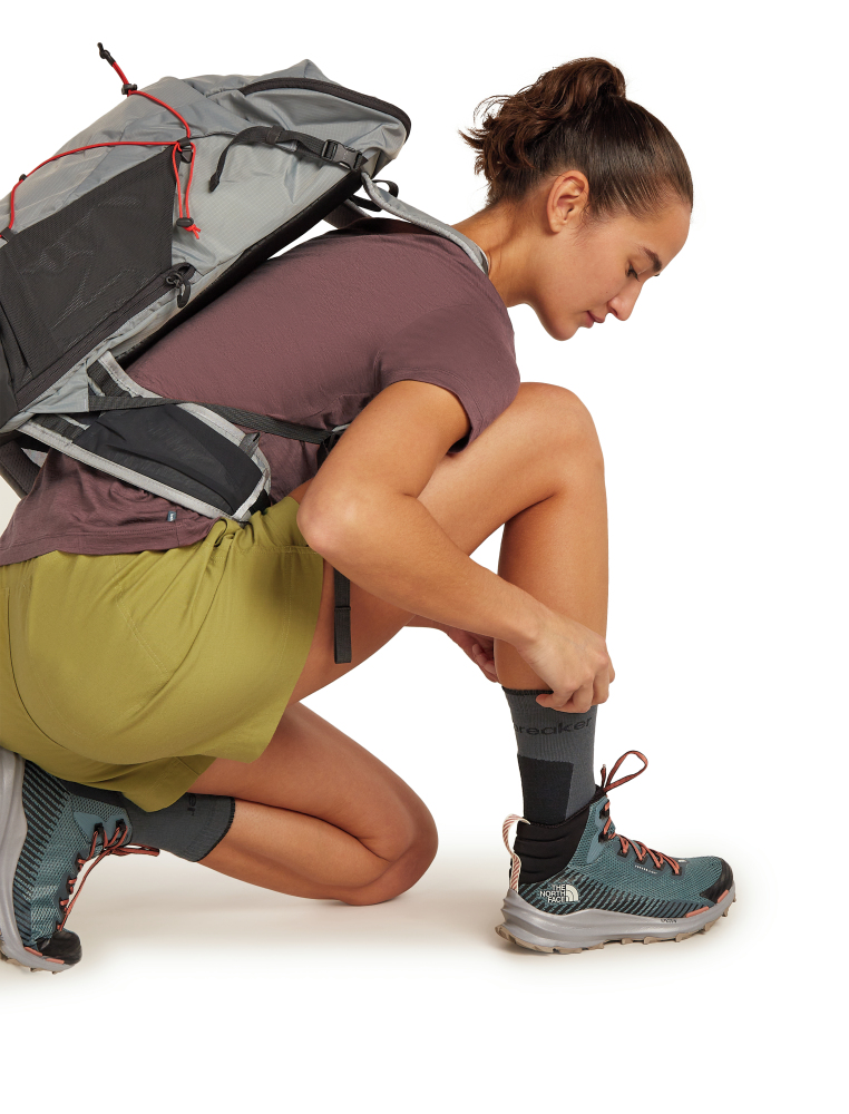 Women Merino Hike+ Light Crew OBSIDIAN/BLACK 2