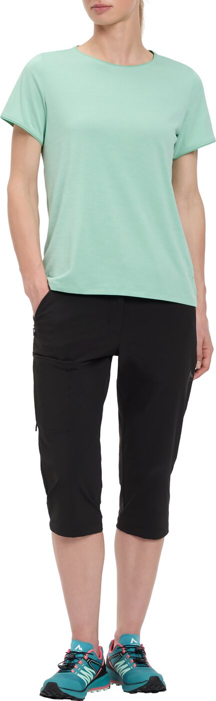 D-T-Shirt Hunu II W BLUE AQUA/MINT DARK/RED 2