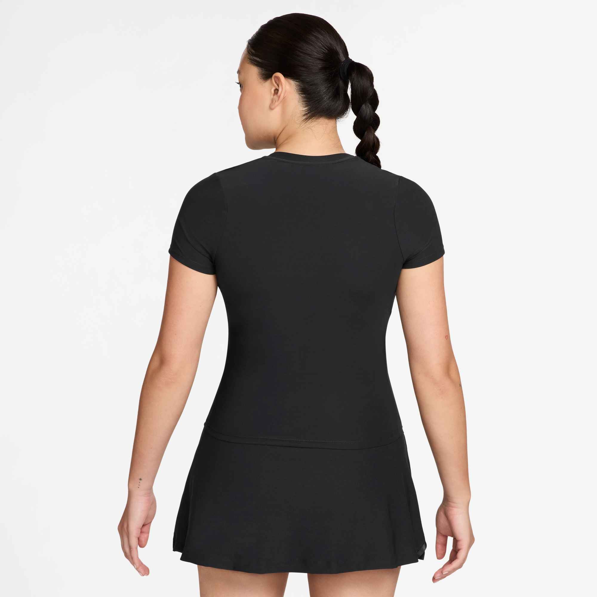 W NK DF VCTRY SS TOP BLACK/WHITE-BLACK 2