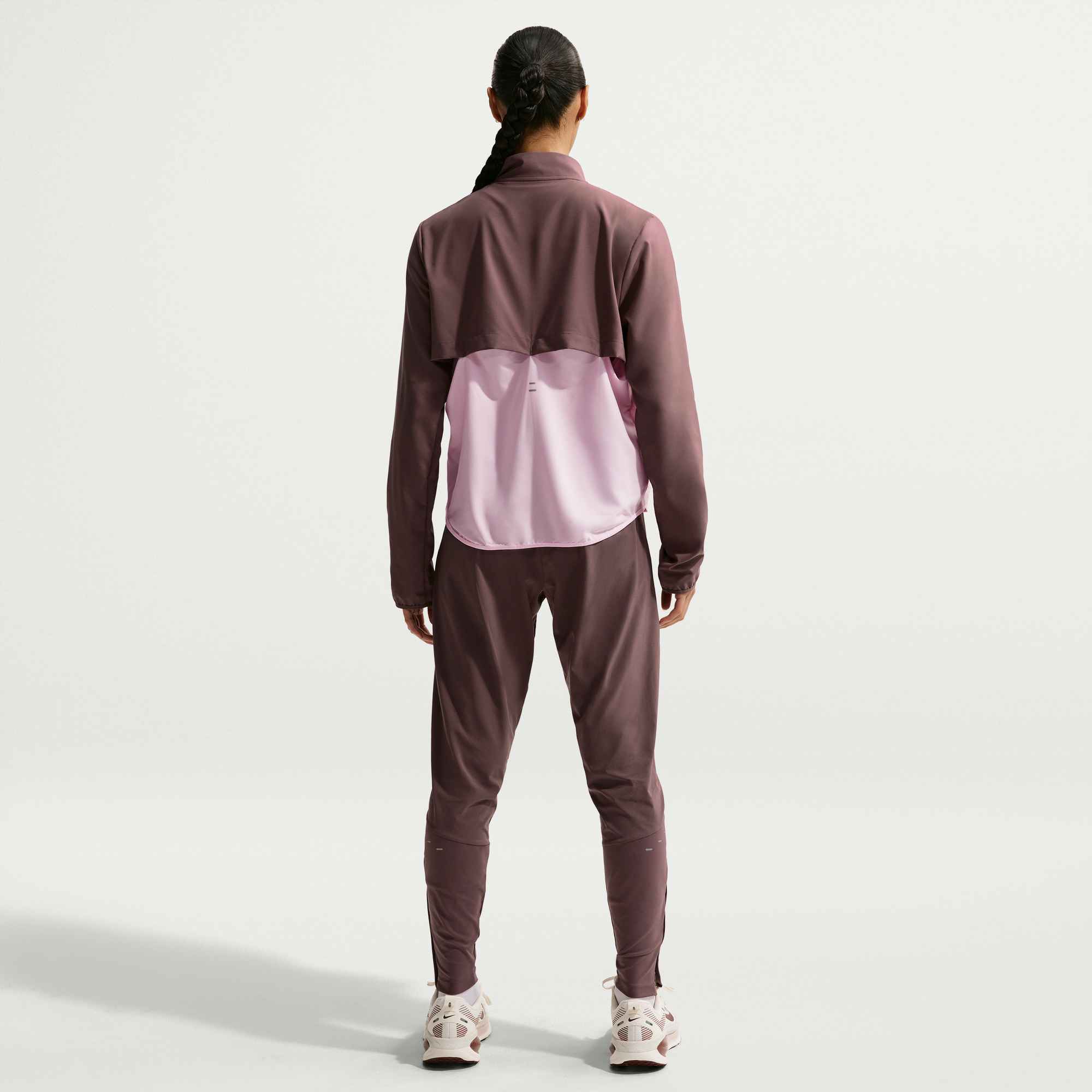 W NK TEMPO SWSH HBR DF JKT VIOLET STAR/APRICOT AGATE-BARE 2