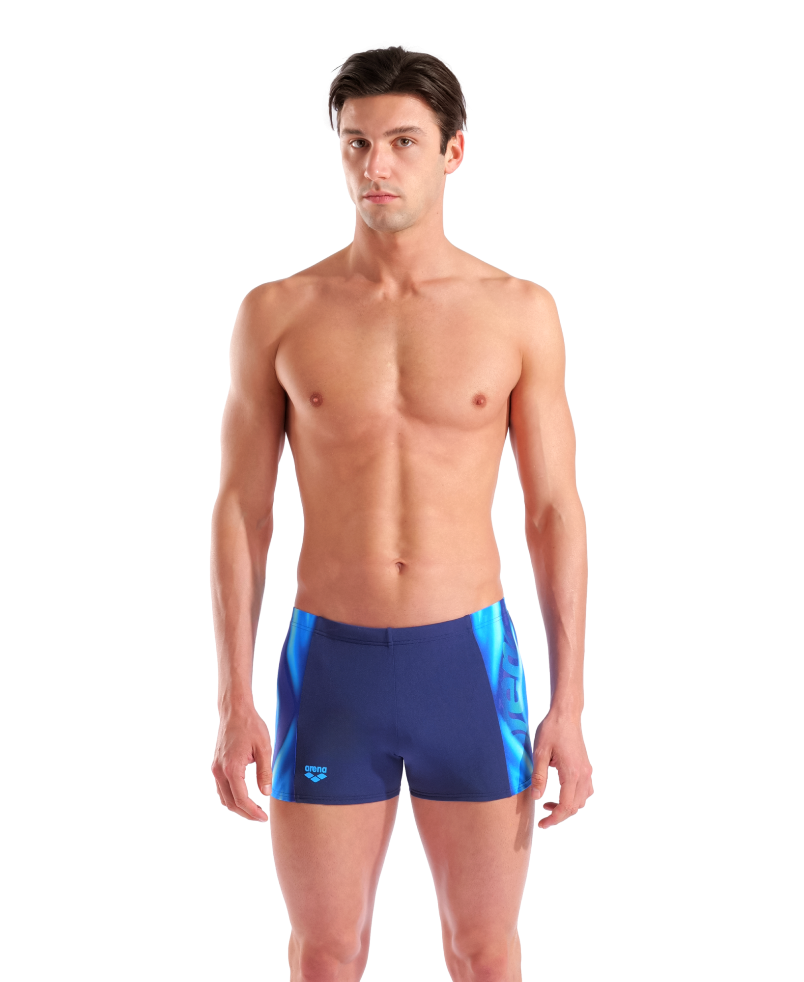 MEN'S ARENA TWO SIDES SWIM SHO HAYSTACK/HAYSTACK-VELVET BROWN 3