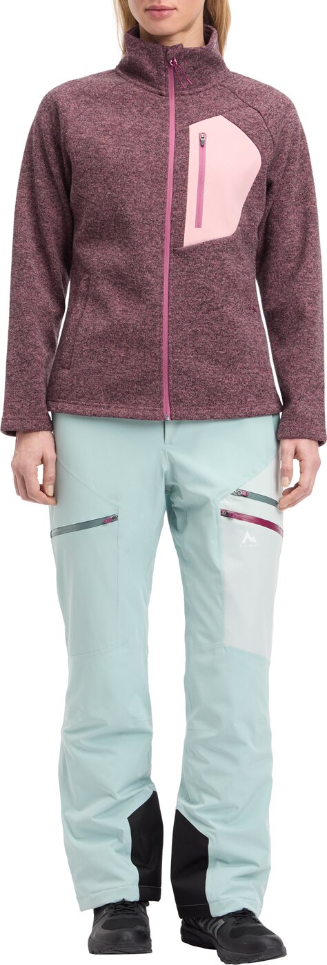 Da.-Unterjacke Arlita W MELANGE/ROSE DARK 3
