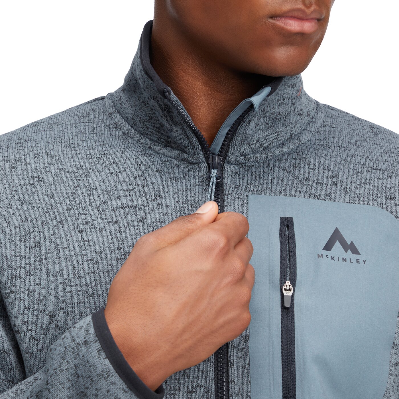 He.-Unterjacke Skeena III M 916 MELANGE/BLUE DARK 3