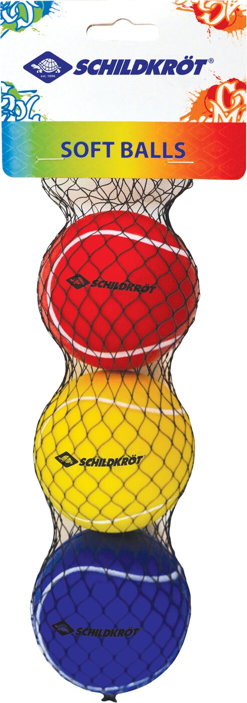 SOFT BALLS   (3 Balls yellow, red, 3