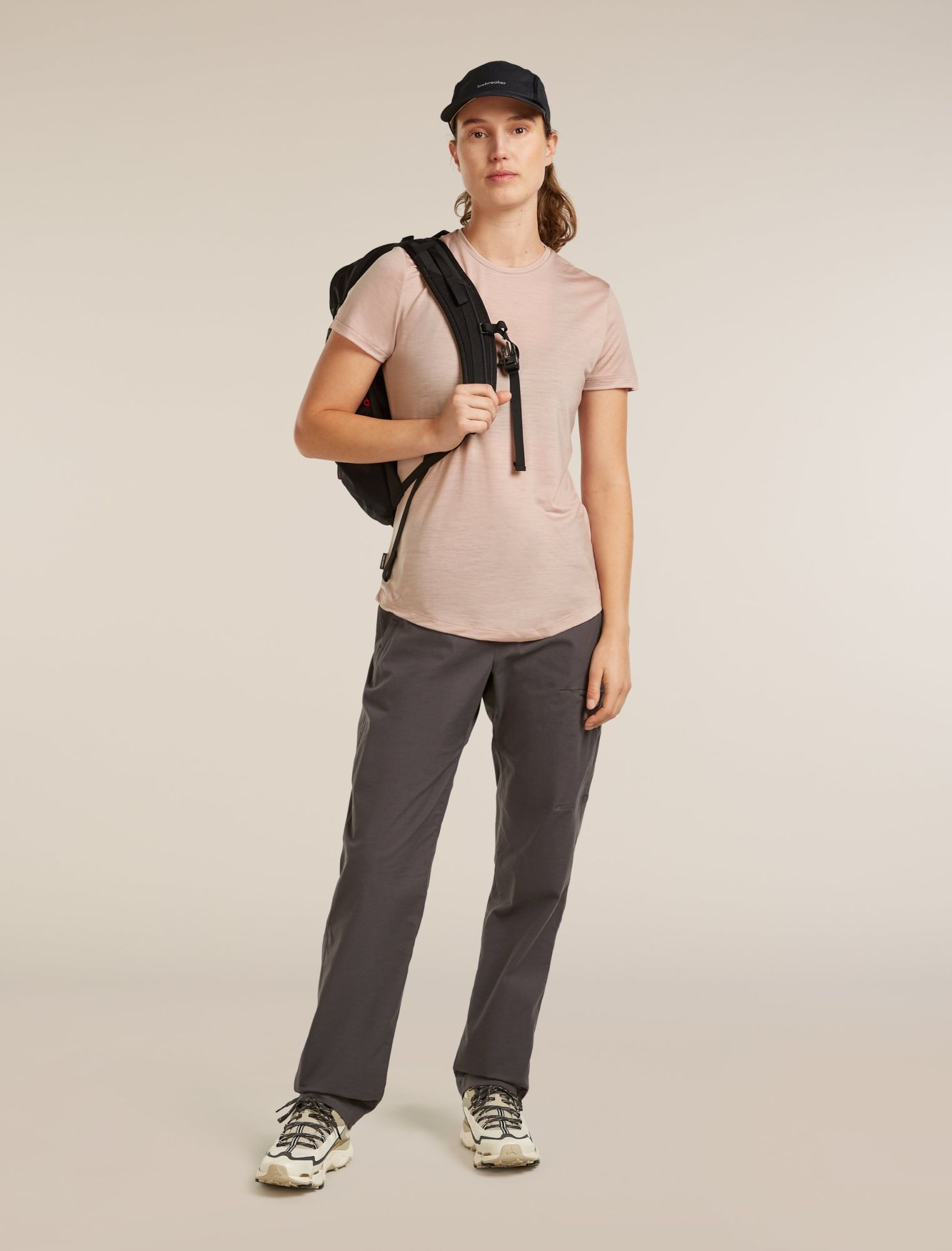 Women Merino Blend 125 Cool-Lite? Sphere SS Tee PINK QUARTZ 4