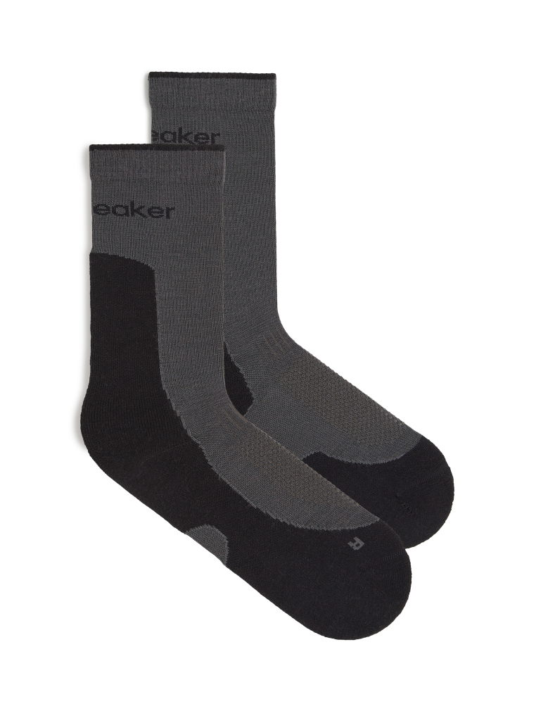 Women Merino Hike+ Light Crew OBSIDIAN/BLACK 4