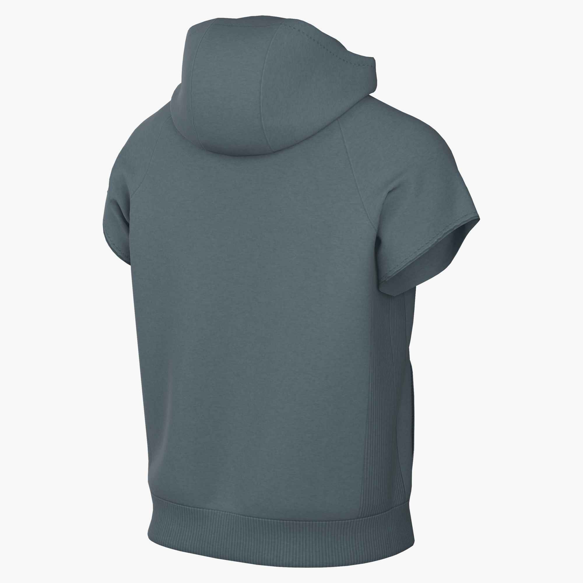 M NK DF NAC FLC SLVLS HOODIE MINERAL SLATE/WHITE 4