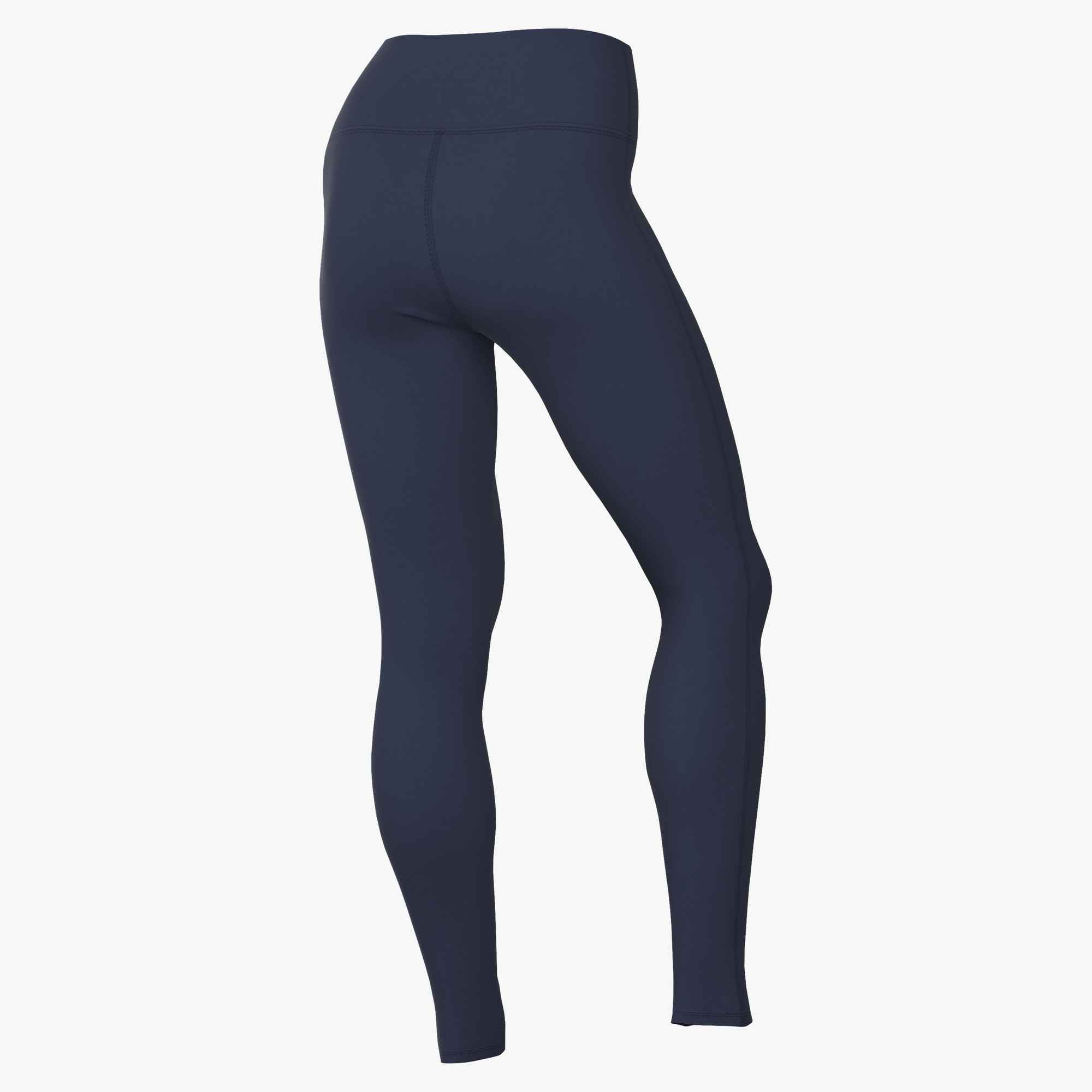 W NK DF ONE HR TIGHT USEAM MIDNIGHT NAVY/WHITE 4