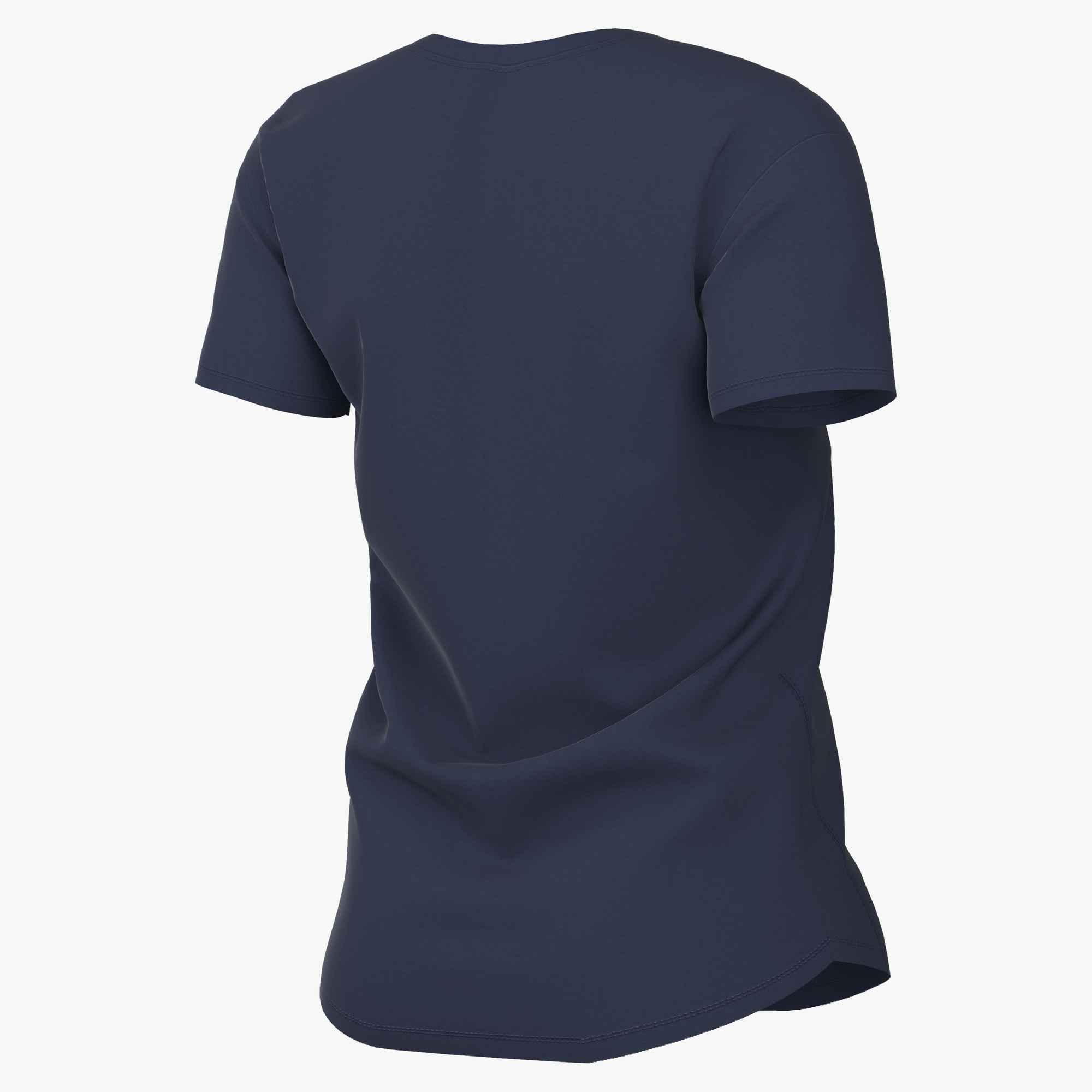 W NK ONE CLASSIC DF SS TOP MIDNIGHT NAVY/WHITE 4