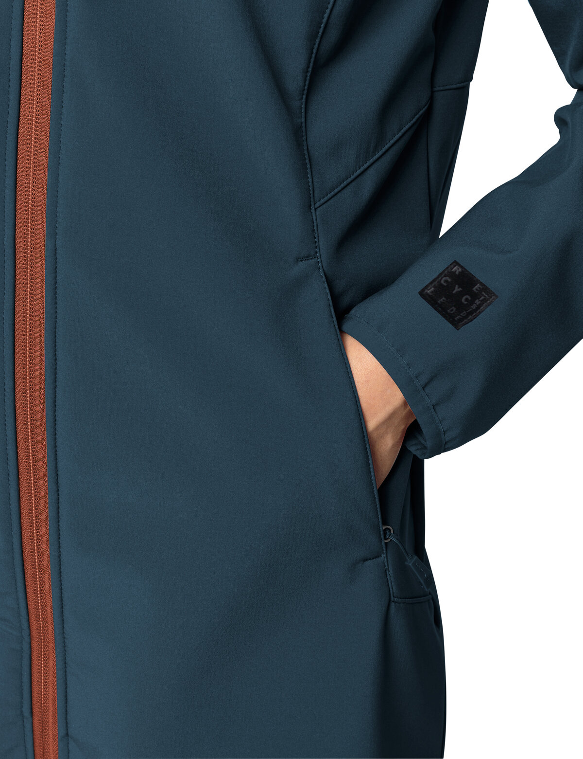 WO MOENA SOFTSHELL PARKA DARK SEA 4