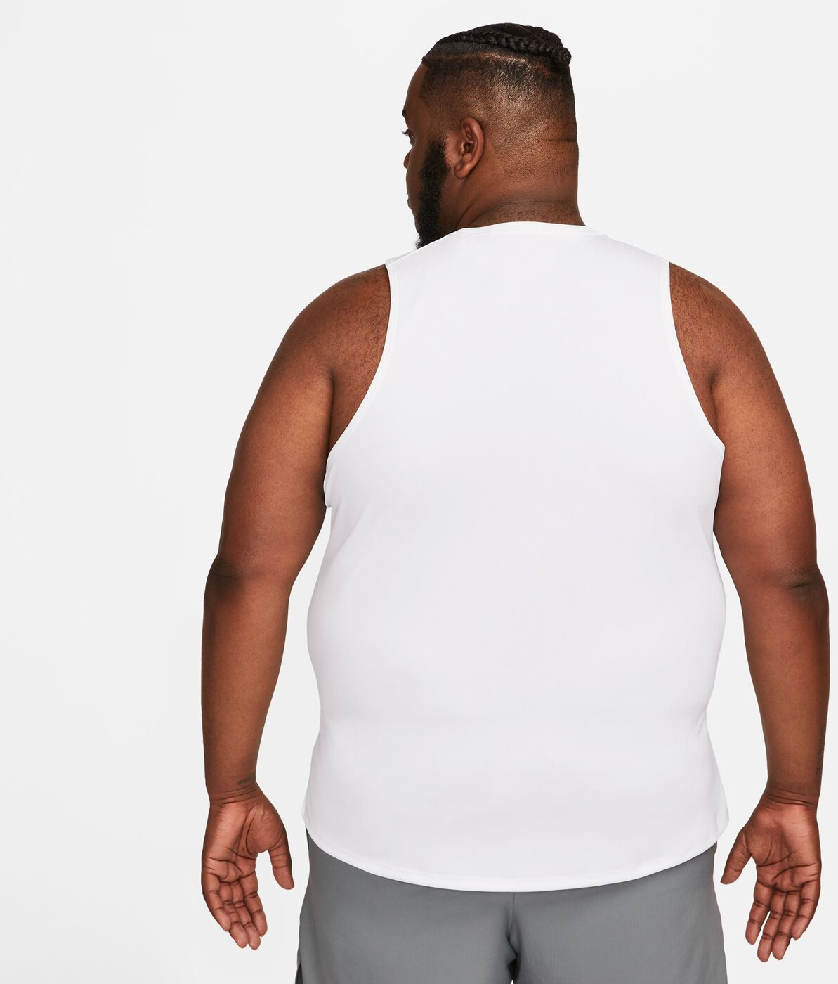 M NK DF MILER TANK WHITE/BLACK-WHITE 5