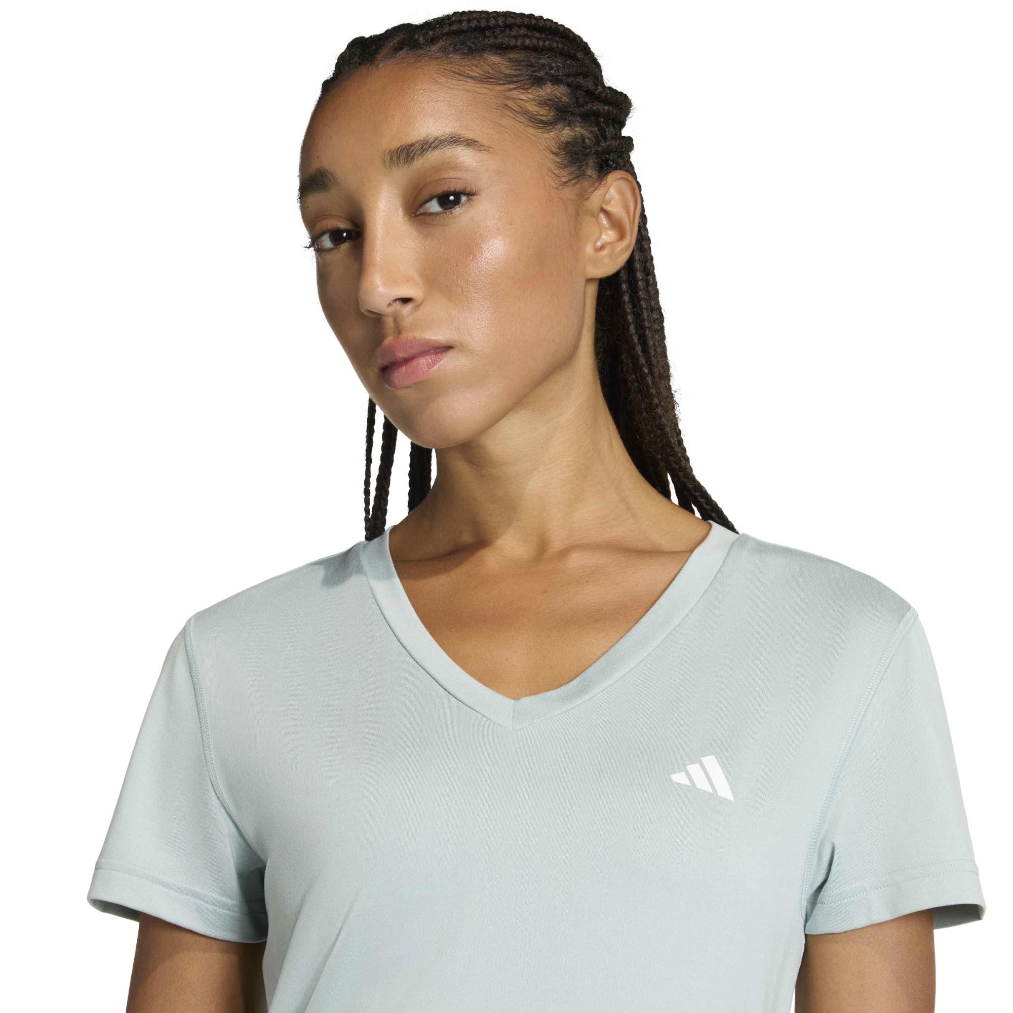 WE MIN V NK TEE CBLACK/FTWWHT/CBLACK 6
