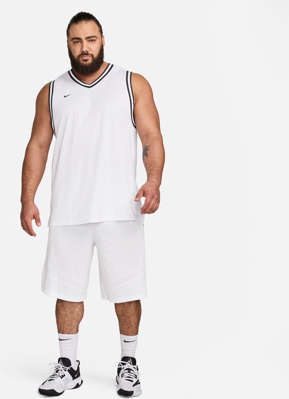 M NK DF DNA JERSEY 101 WHITE/BLACK 6