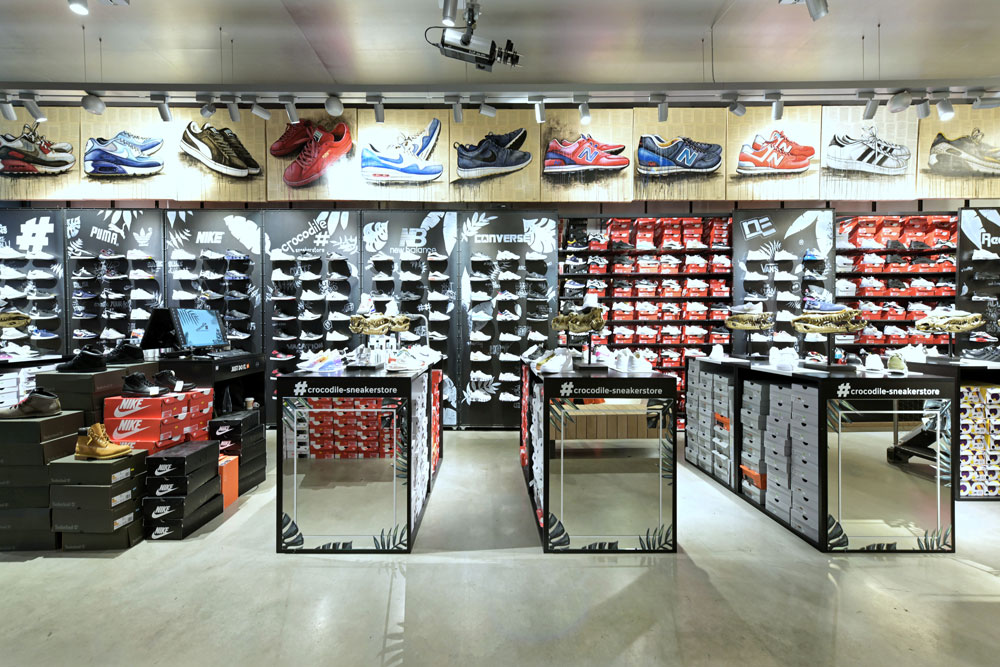 Erdgeschoss Sneakerstore Frontansicht